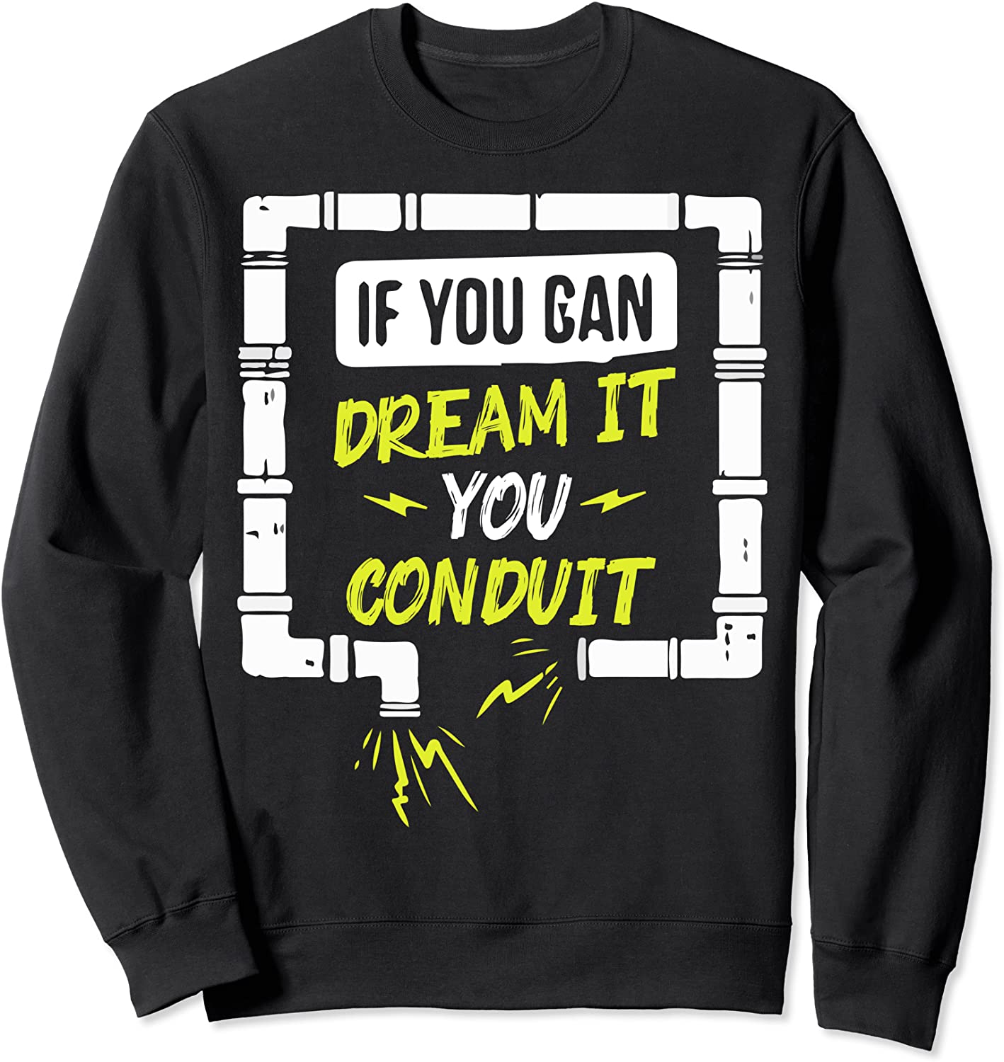 Electrician Puns Funny Electrician jersey Sweatshirt