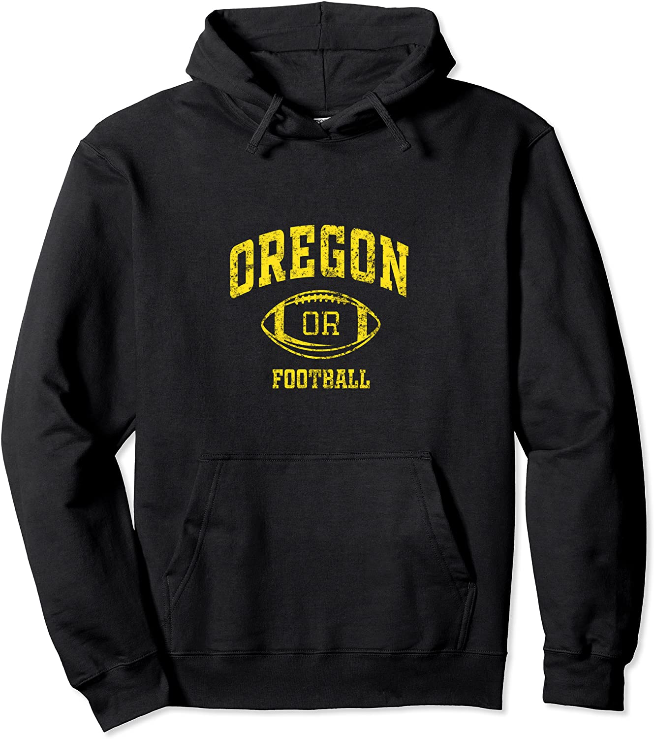 Vintage Oregon Football Pullover Hoodie