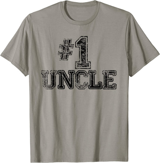 1 Uncle - Number One Sports Fathers Day Gift T-Shirt