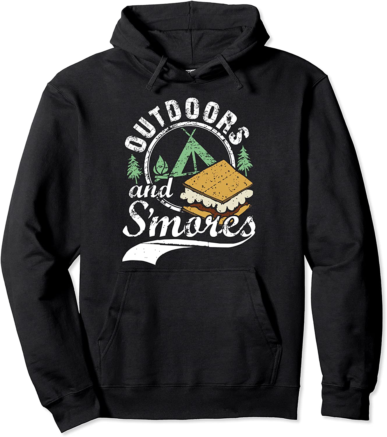 Smore Outdoors Smores Camping Campfire Kids Girls Women Pullover Hoodie