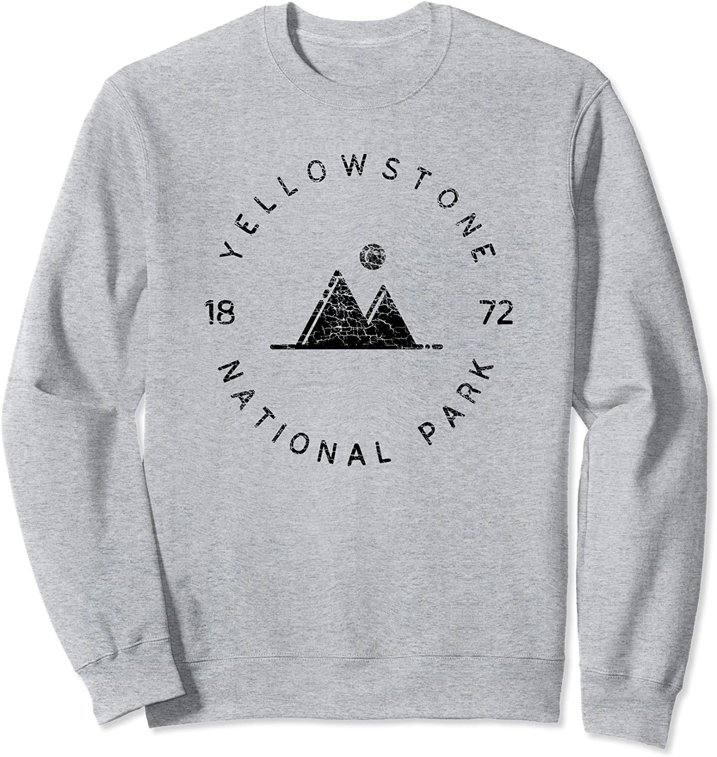 Yellowstone National Park USA American Travel Vintage Logo Sweatshirt