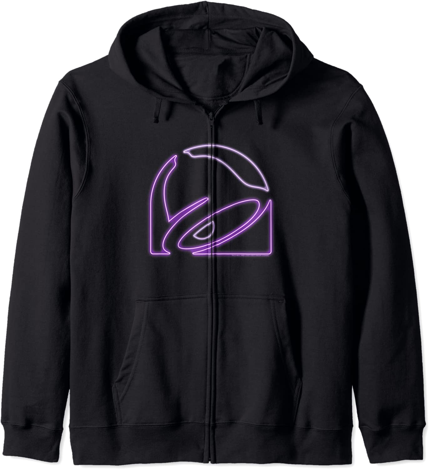 Taco Bell Purple Neon Sign Logo Hoodie