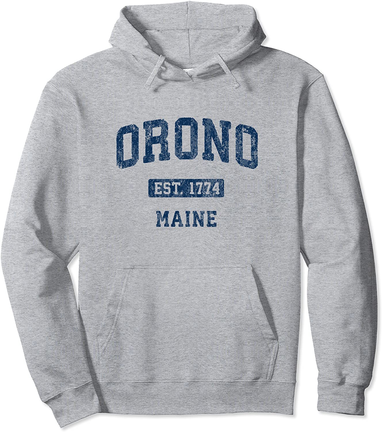 Orono Maine ME Vintage Athletic Sports Design Pullover Hoodie