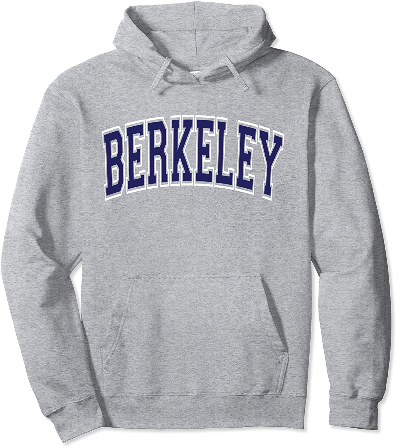 Berkeley California CA Varsity Style Navy Blue Text Pullover Hoodie