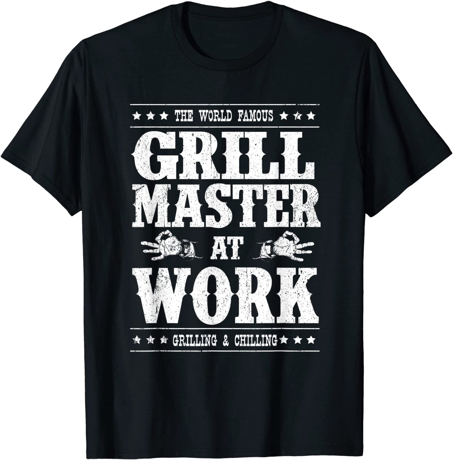 Grill Master Barbecue BBQ Smoker Grillin Dad Grandpa Gifts T-Shirt
