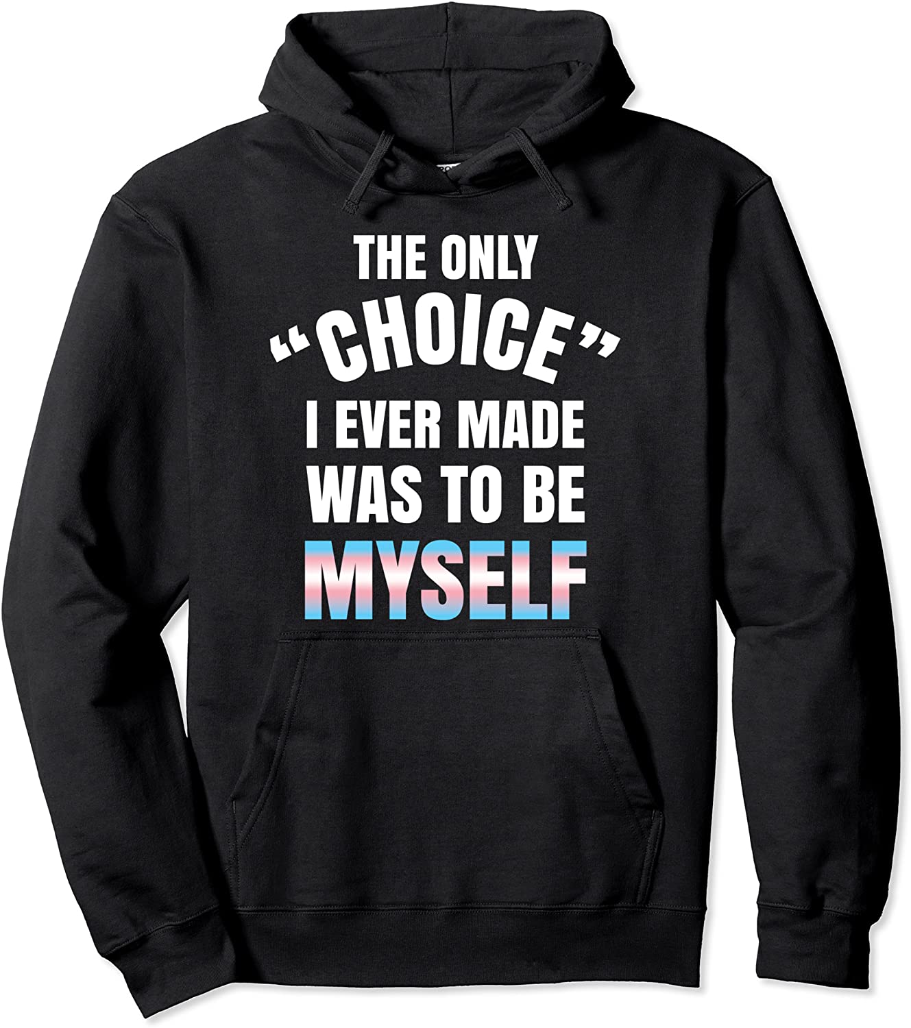 Transgender Pride Trans Queer LGBTQ Gay Ally Nonbinary FTM Pullover Hoodie