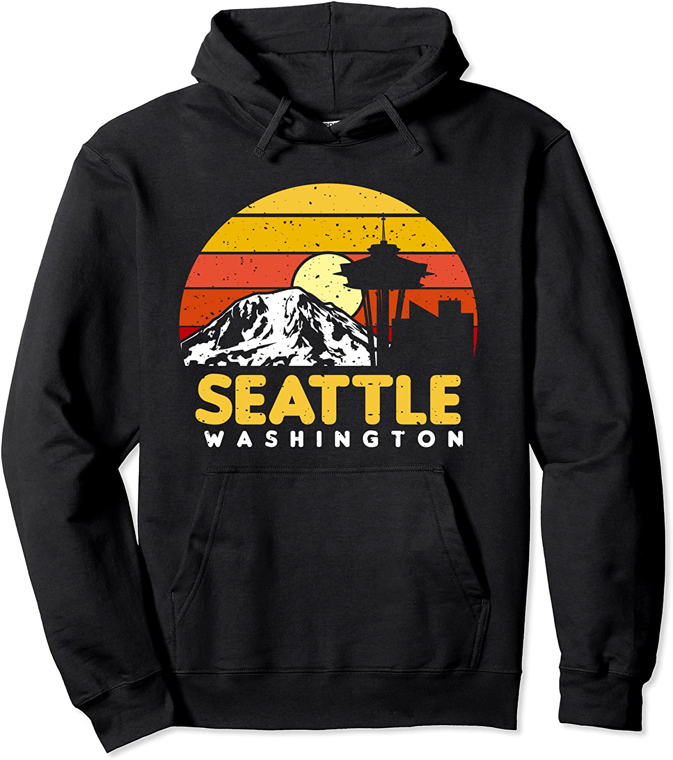 Seattle Washington PNW Vacation Souvenir Gift Pullover Hoodie