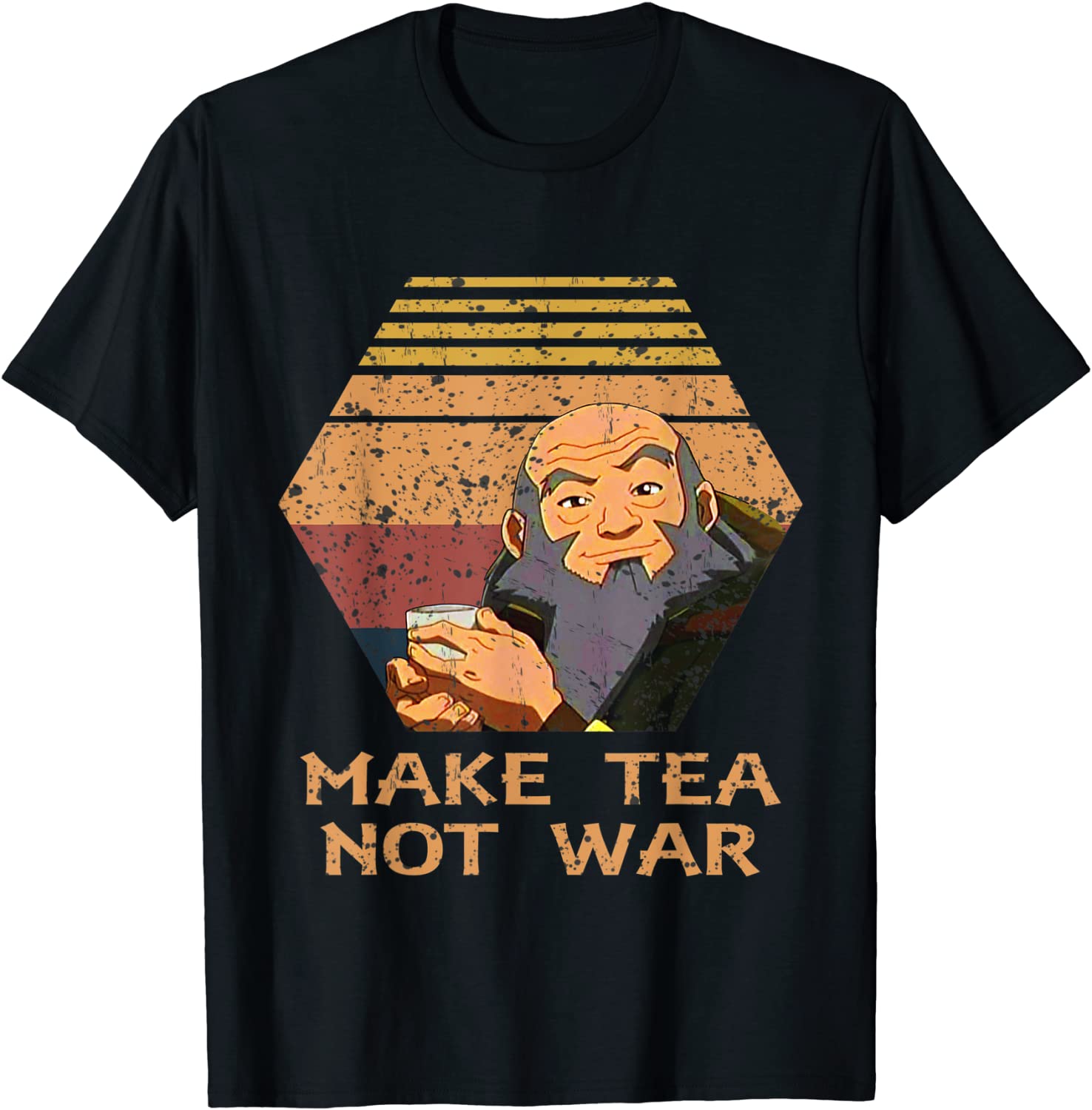 Make Tea Not War Peaceful Samurai Tea Drinker T-Shirt