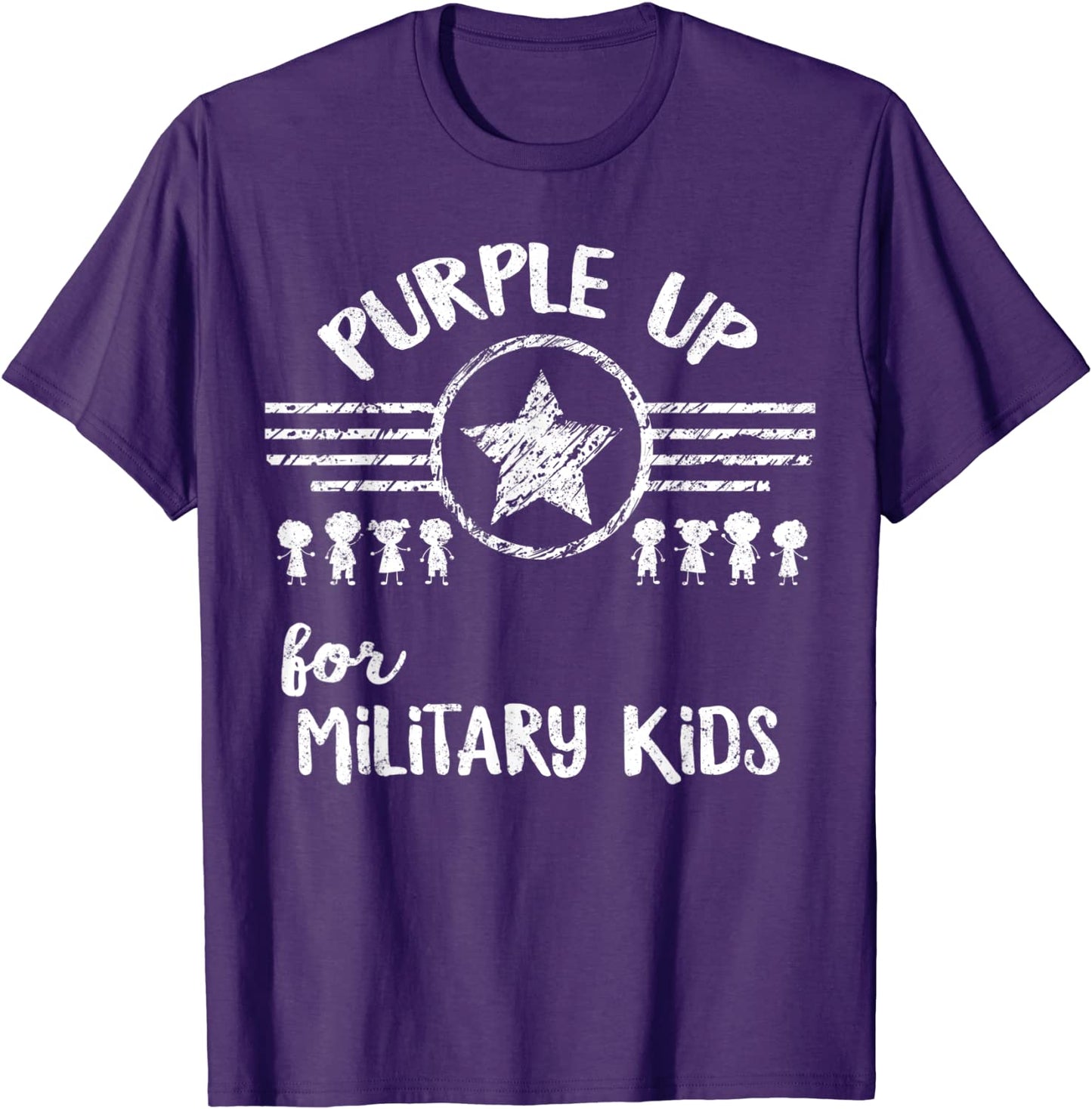 Purple Up for Military Kids Shirt Month Military Child T-Shirt