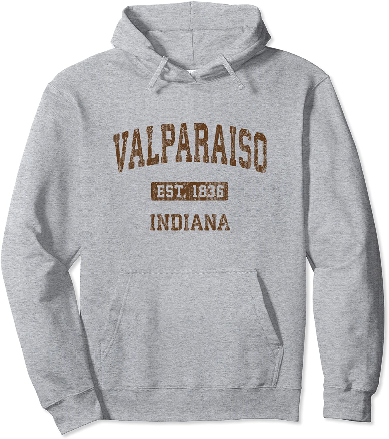Valparaiso Indiana IN Vintage Athletic Sports Design Pullover Hoodie
