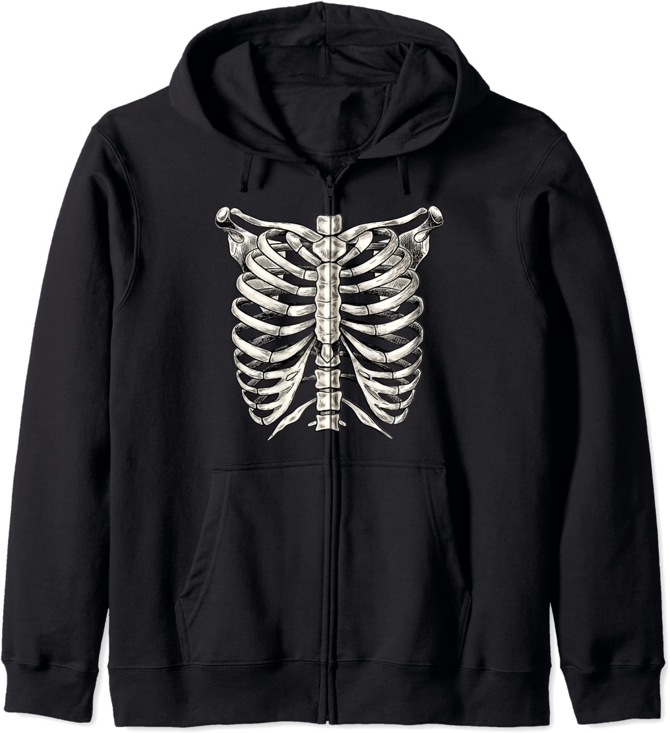 Skeleton Rib Cage T Shirt Halloween Skeleton Costume Hoodie