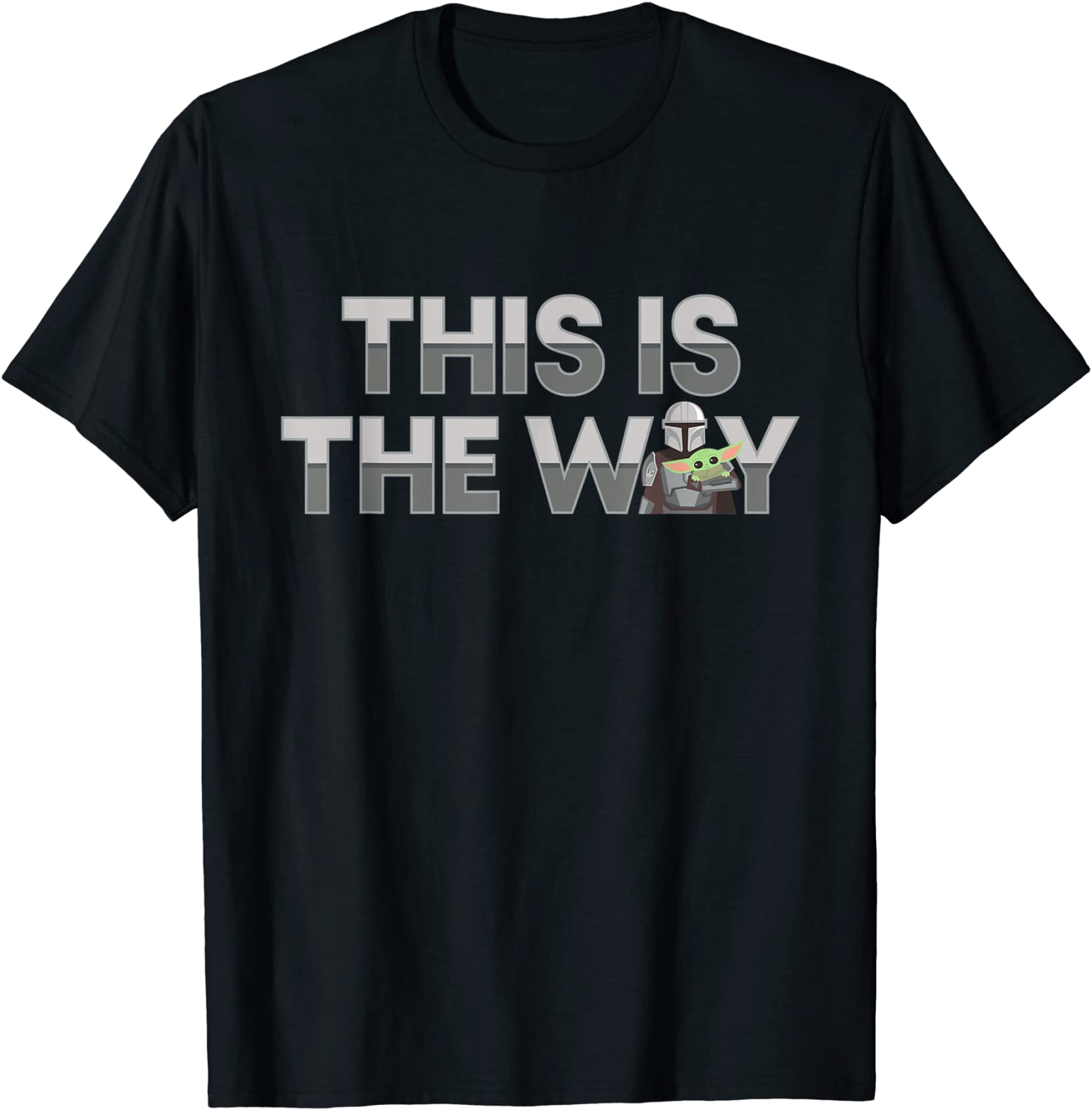 Star Wars The Mandalorian Mando the Child This Is The Way T-Shirt