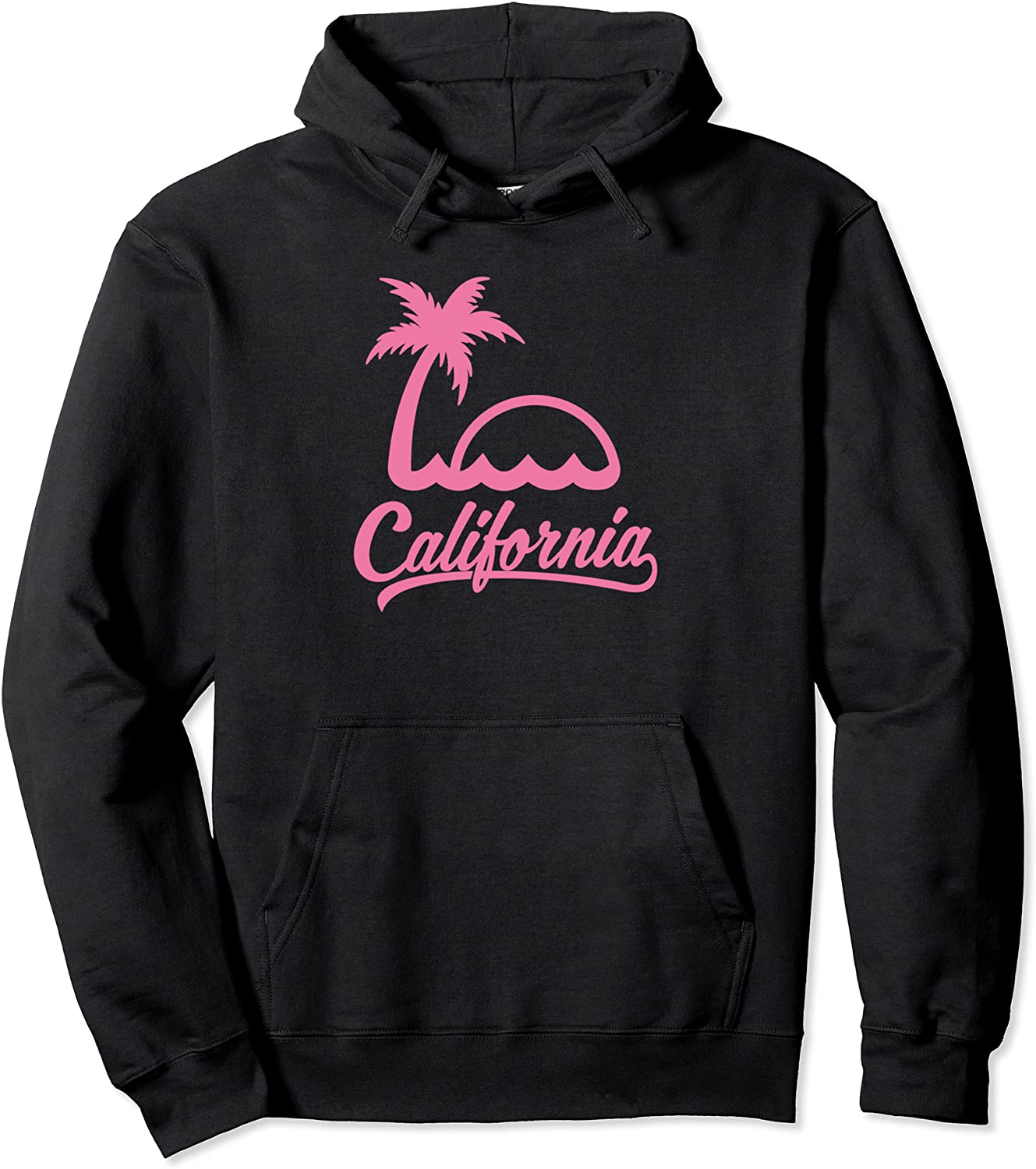 California State Summer Palm Trees Vacation retro Pullover Hoodie