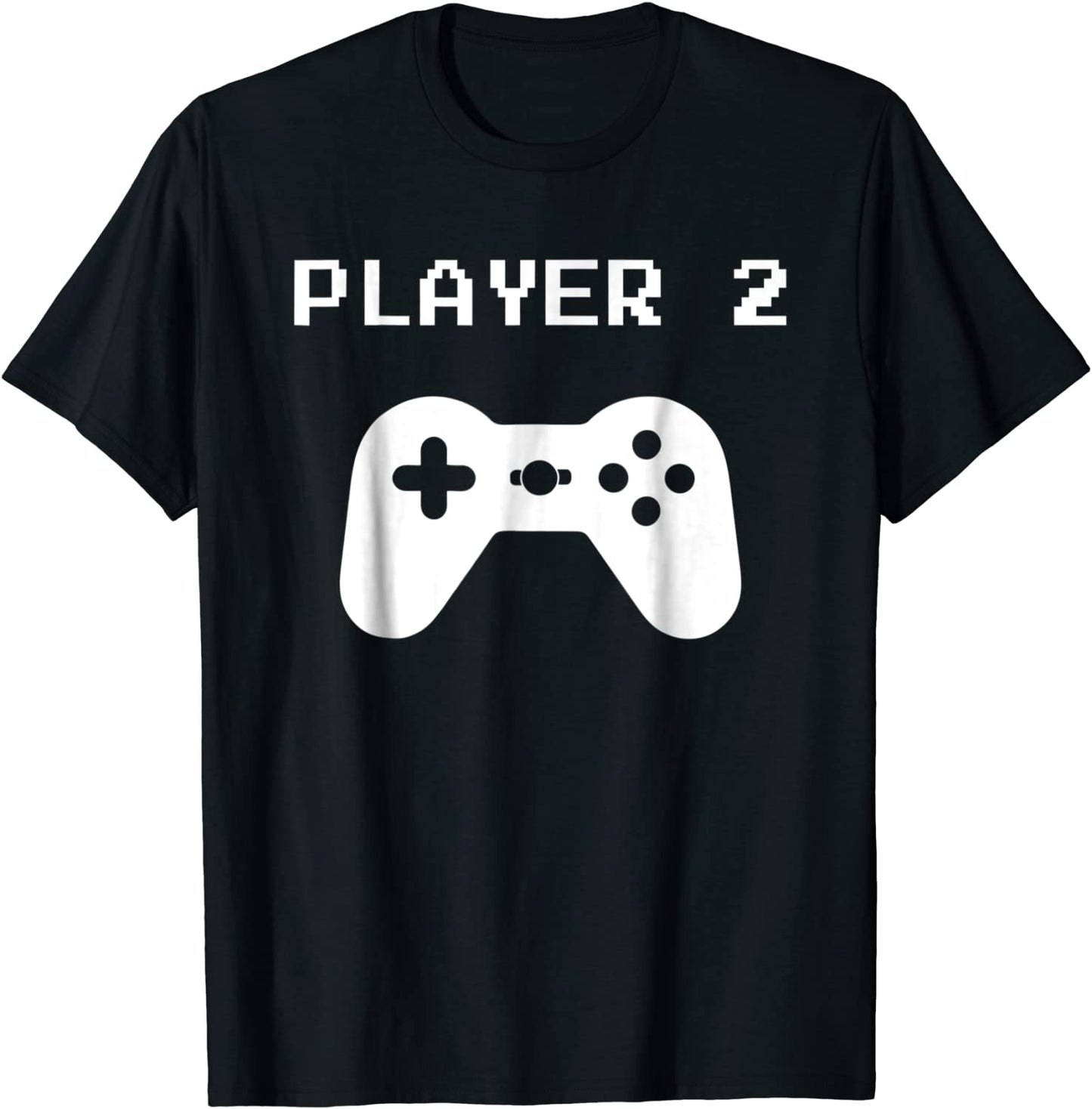 Player 2 - Matching Player 1 Player 2 Shirt for Video Gamers