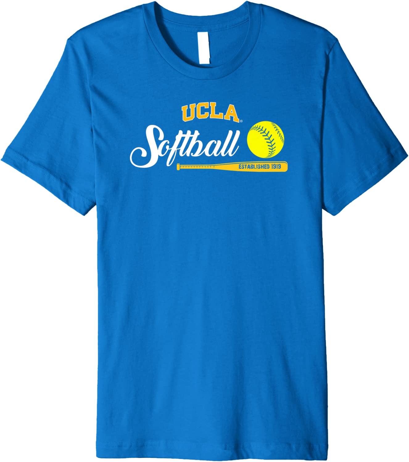 UCLA Softball Blue Premium T-Shirt