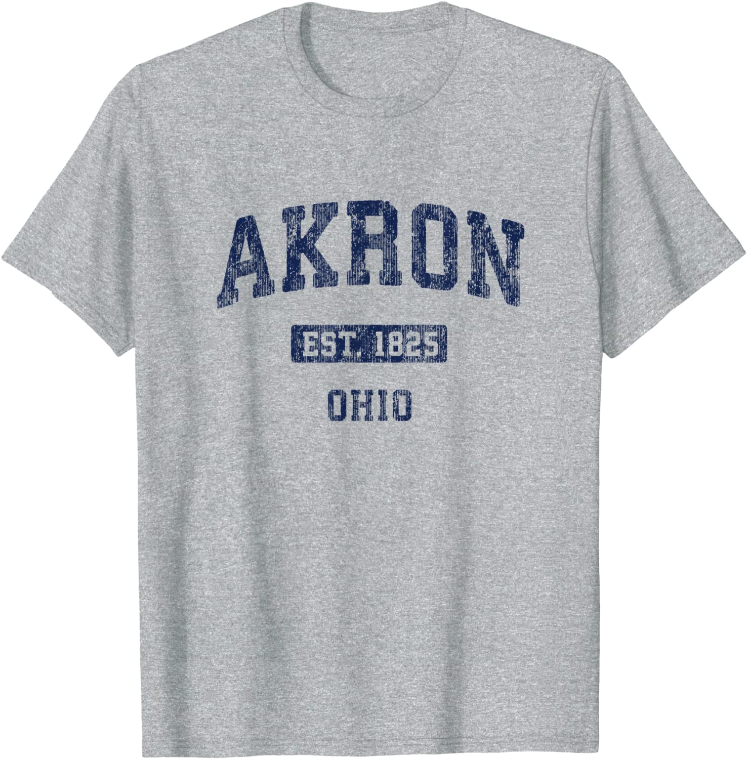Akron Ohio Vintage Athletic Sports Design T-Shirt