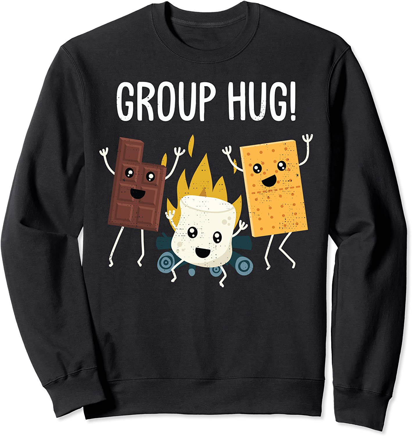 Smores Smores Funny Marshmallow Camping Gift Design Sweatshirt