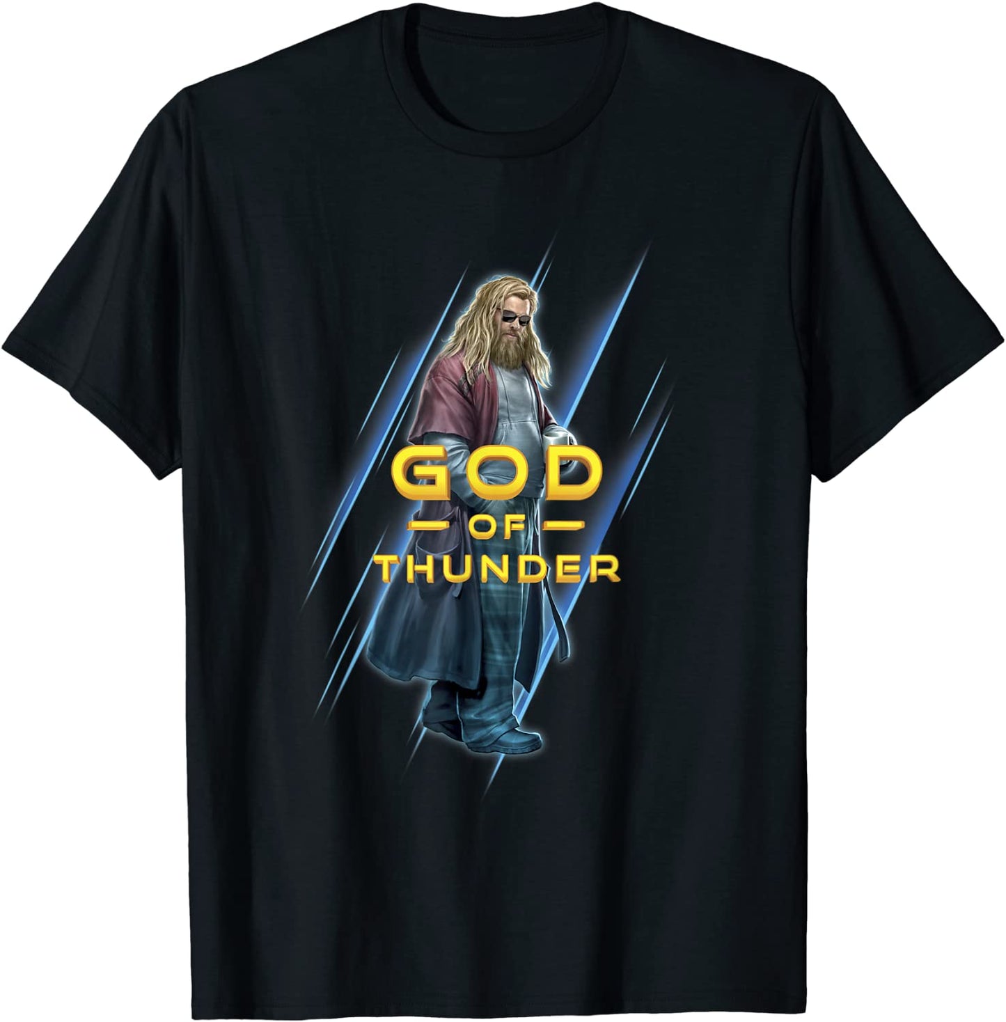 Marvel Avengers Endgame Thor God Of Thunder Portrait T-Shirt