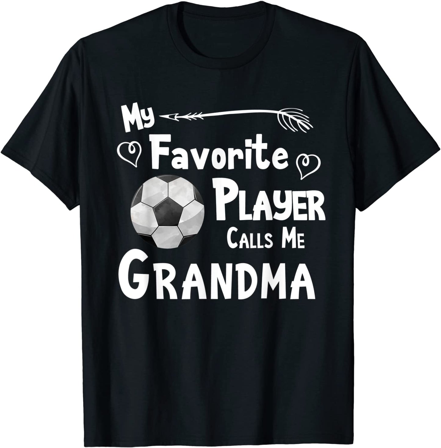 Grandma Soccer Football Game Fan Sports Favorite Player T-Shirt