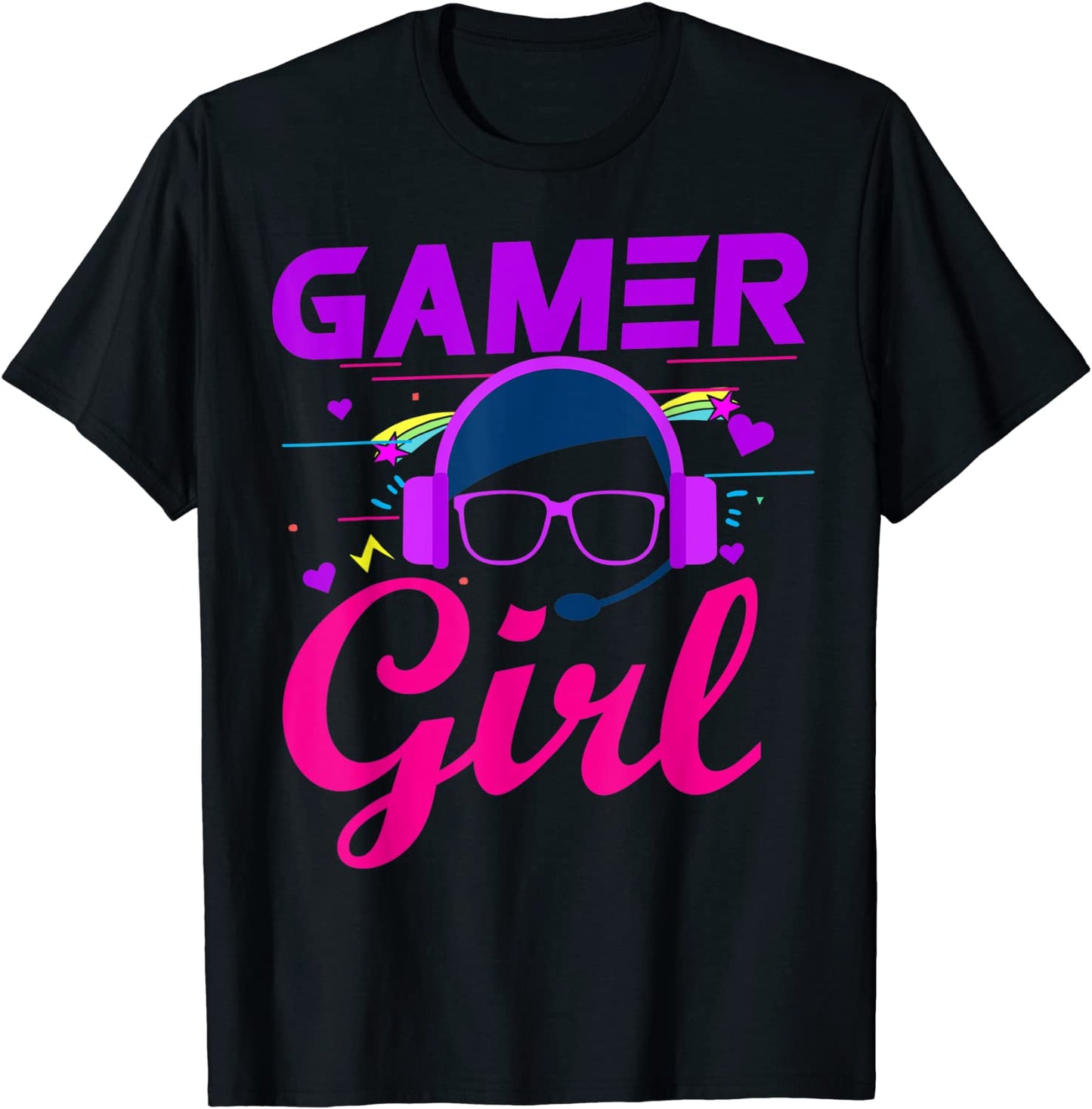 Gamer Girl Cute Gaming TShirt for Girls Gamers Video Games T-Shirt