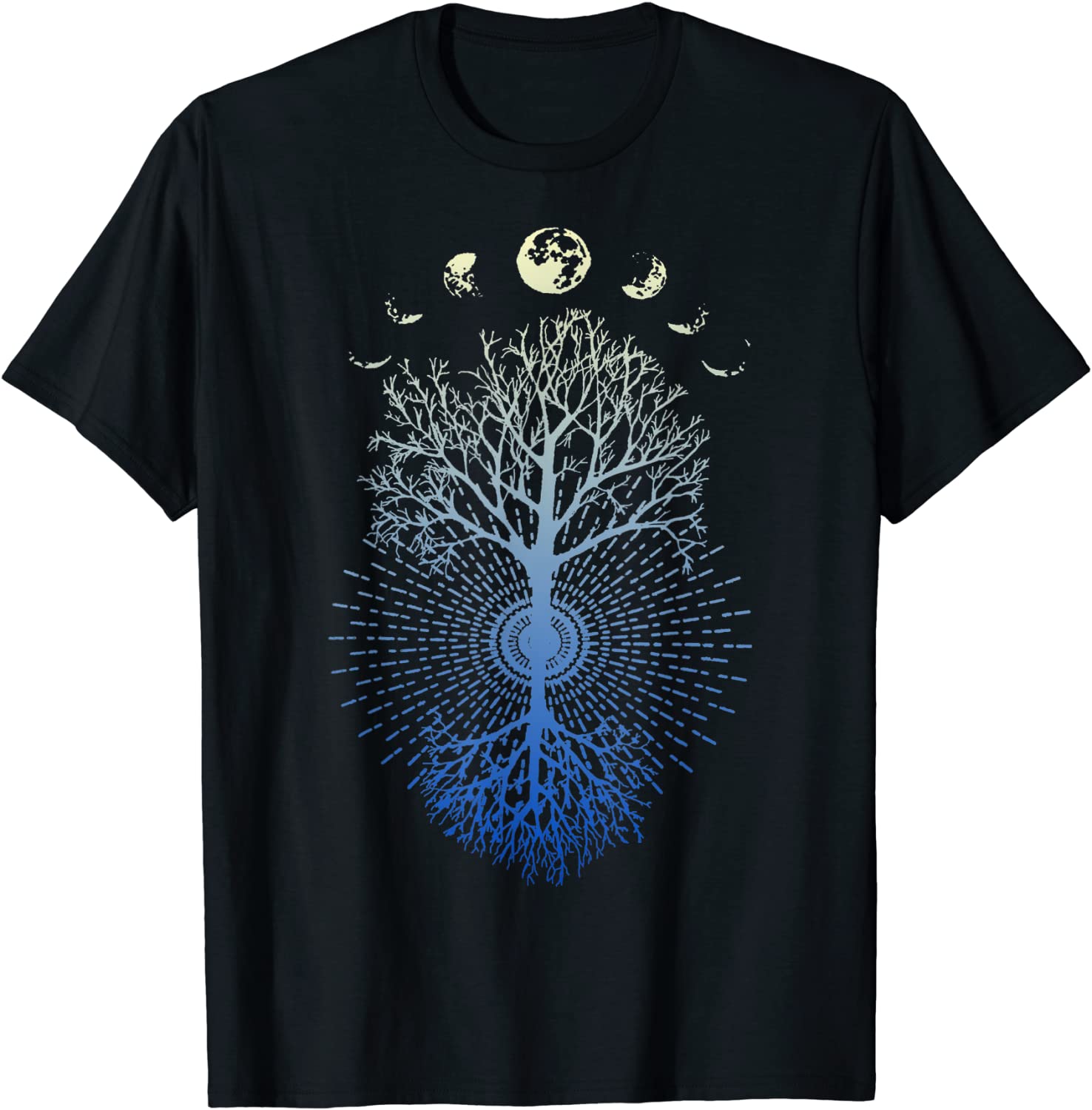 Phases of the Moon Tree of Life Shirt Gift for men women