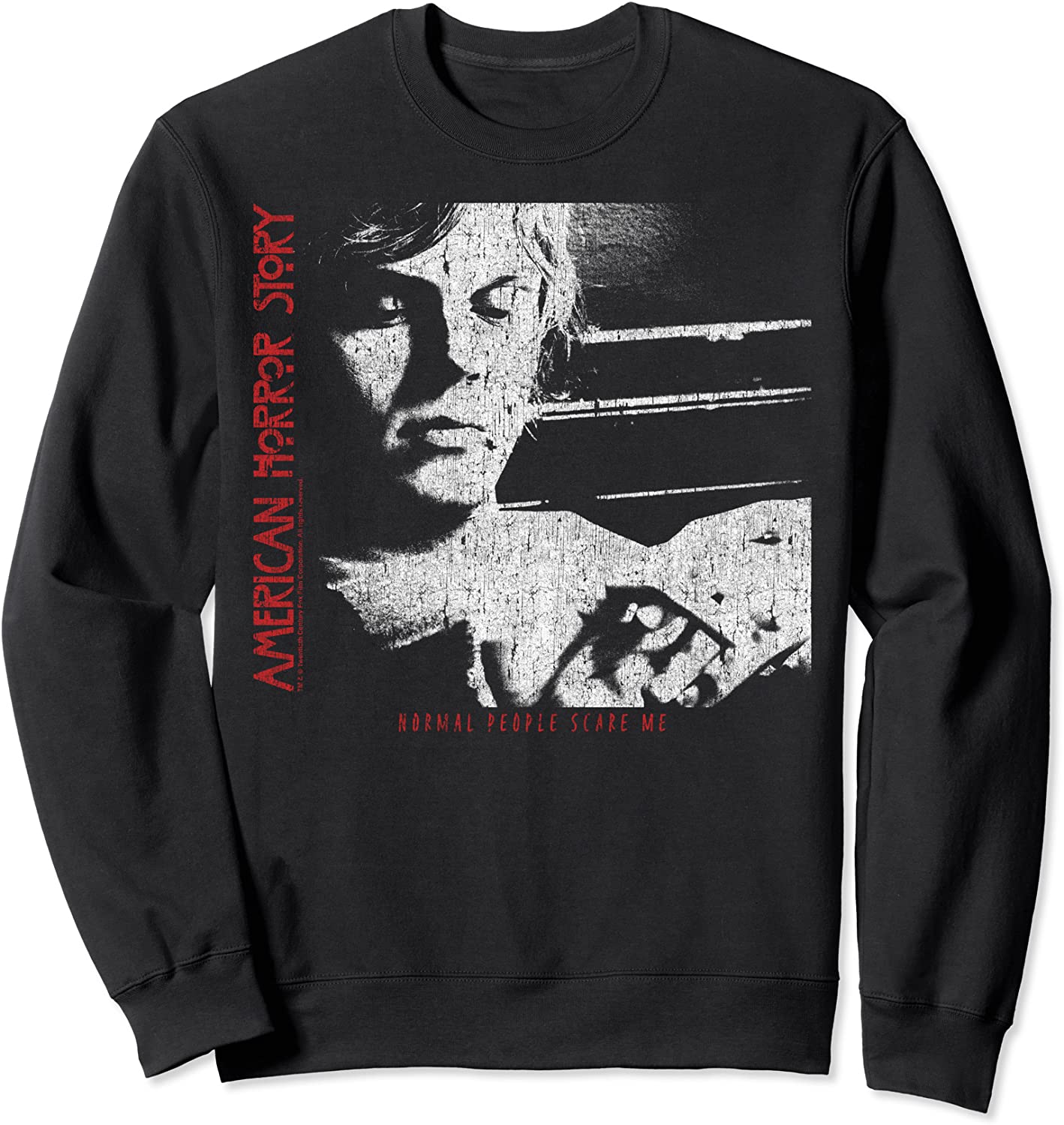American Horror Story Tate Normal People Scare Me Distressed Sweatshirt