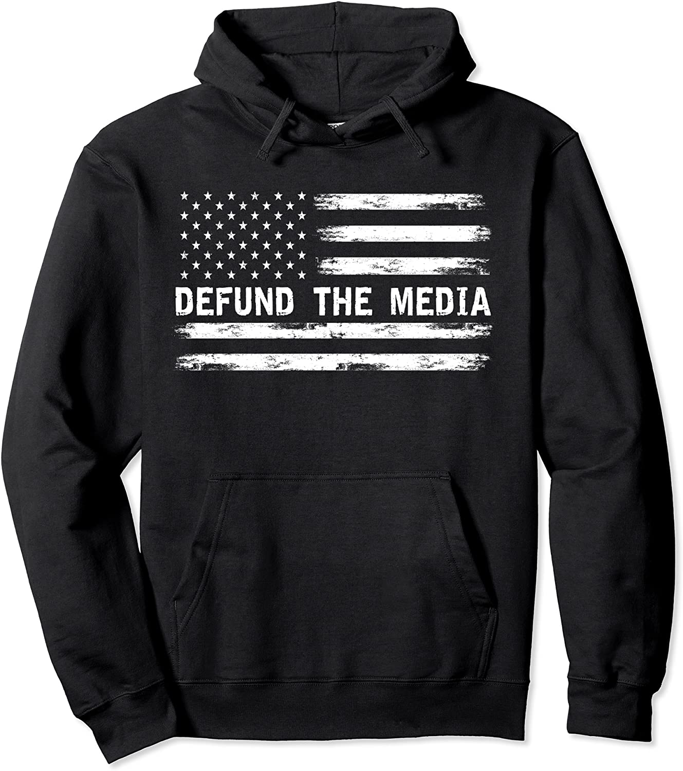Defund The Media Against Fake News Pullover Hoodie
