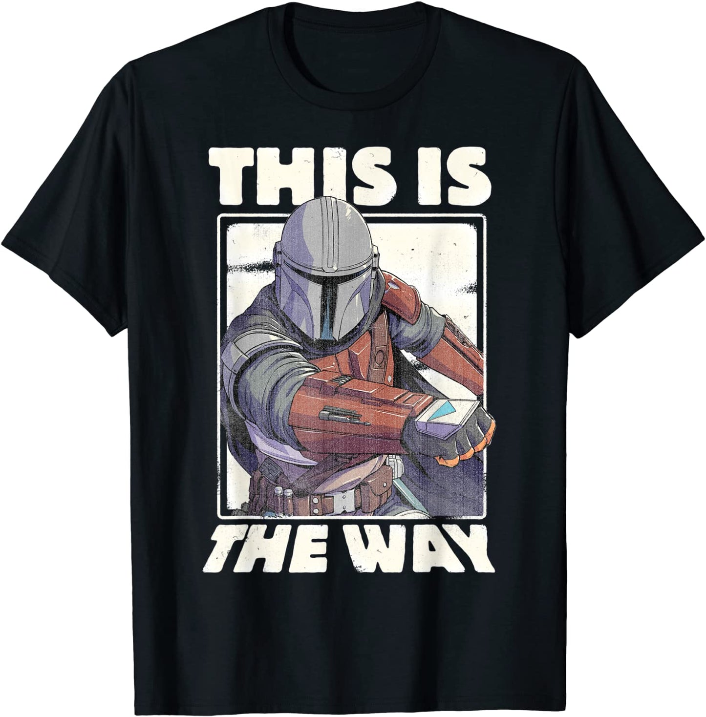 Star Wars The Mandalorian This Is The Way Portrait T-Shirt