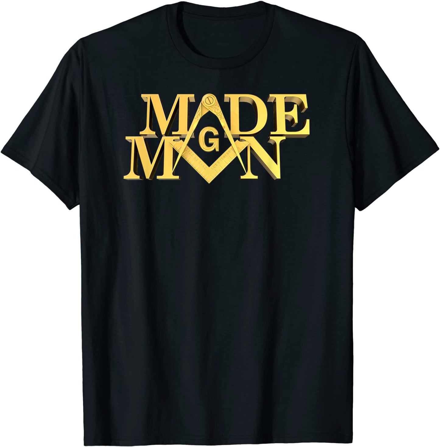 Masonic Made Man Square And Compass Freemason T-Shirt