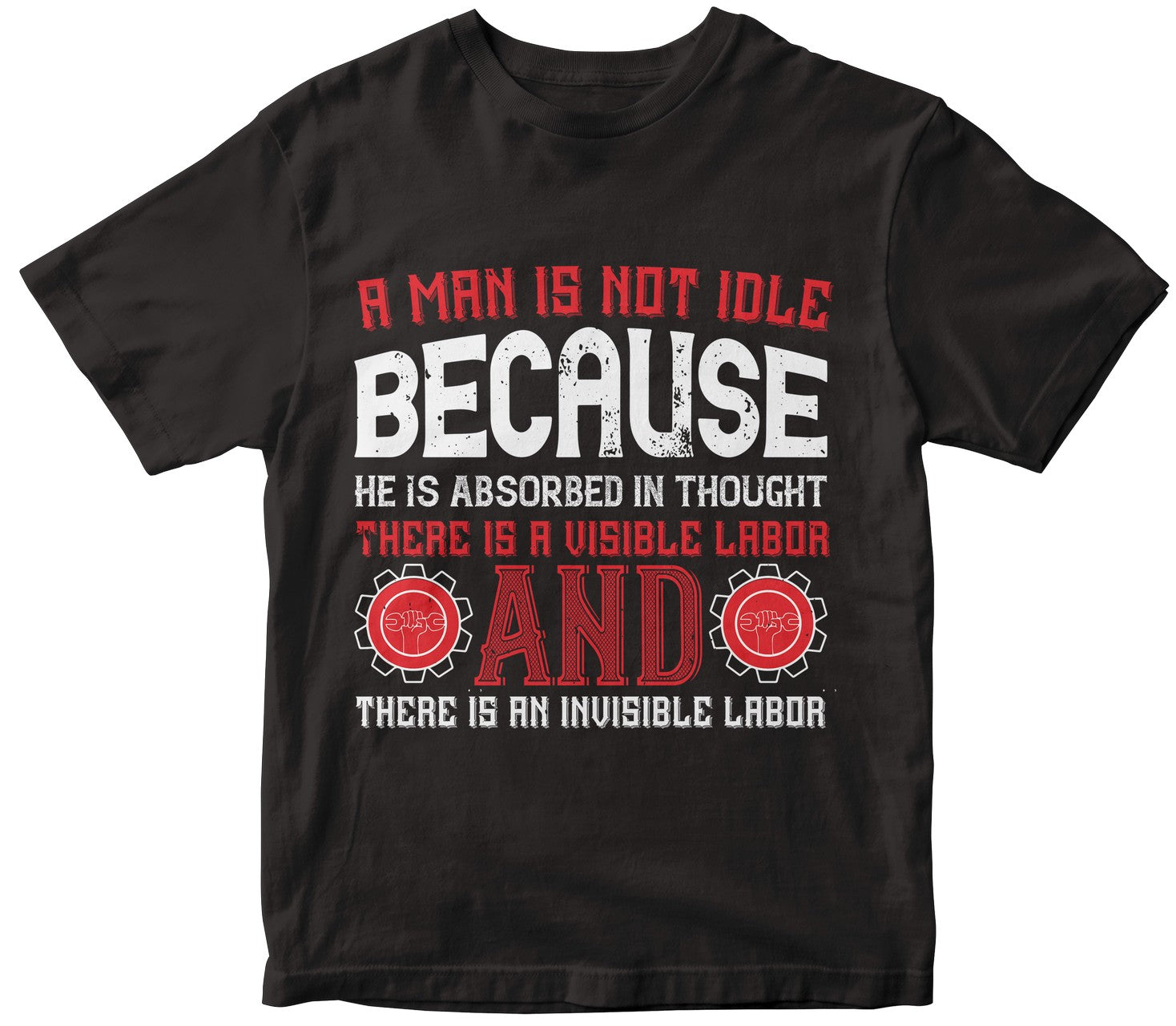 A Man Is Not Idle Because He Is Absorbed In Thought. There Is A Visible Labor And There Is An Invisible Labor-0