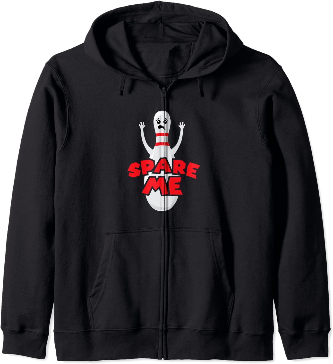 Spare Me - Funny Slogan For Your Bowling Team Hoodie