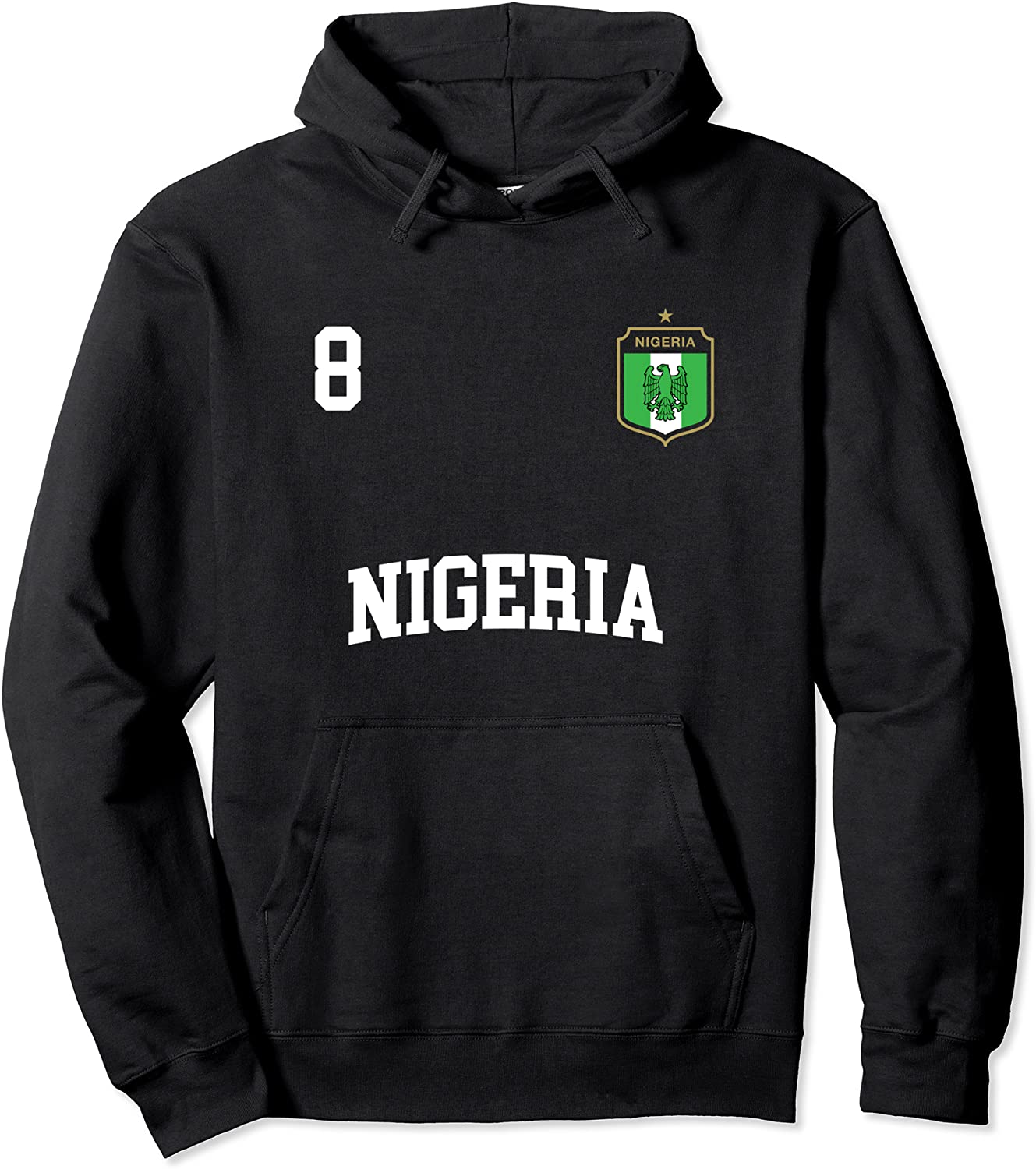 Nigeria Hoodie 8 Nigerian Flag Soccer Team Football Shirt
