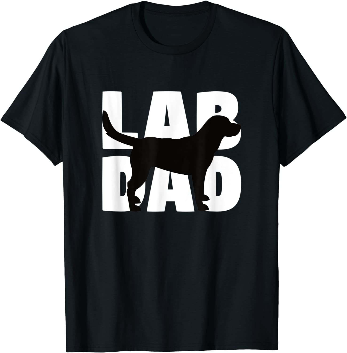 Lab Dad T-Shirt Labrador Retriever Dad Gift Labrador Dad Tee T-Shirt