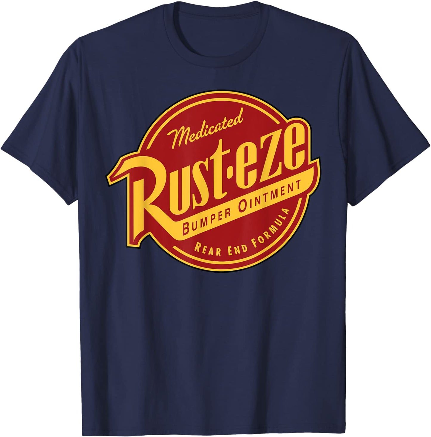 Disney Pixar Cars 2 Rust-Eze Ointment Logo Graphic T-Shirt T-Shirt