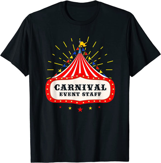Carnival Event Staff Circus Costume Party Kids Birthday T-Shirt