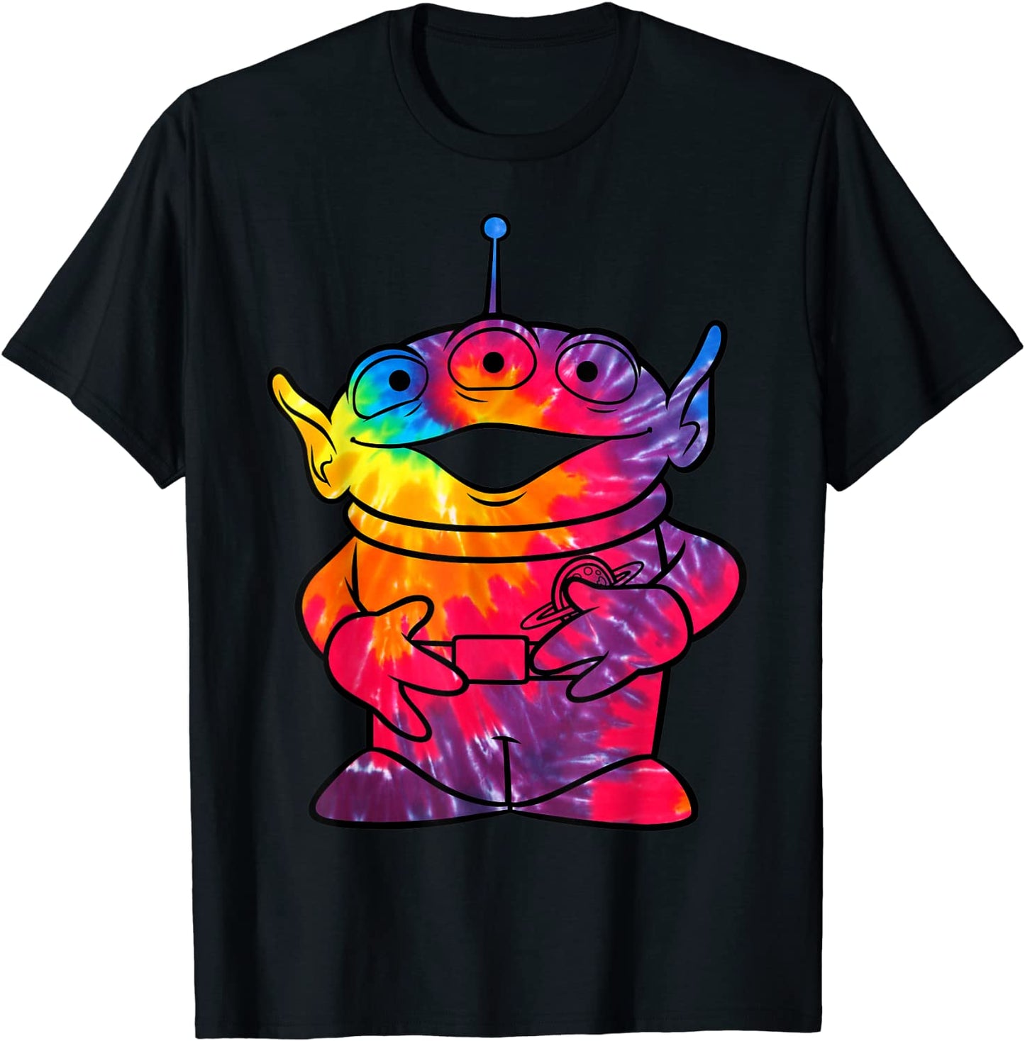 Disney Pixar Toy Story Tie-Dye Alien Portrait T-Shirt