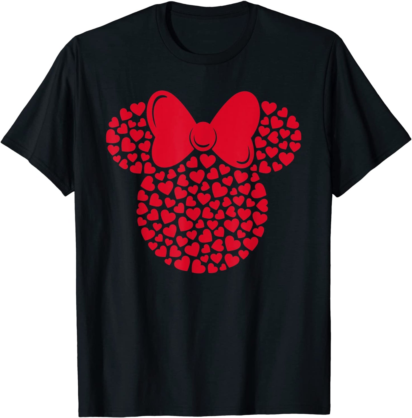 Disney Minnie Mouse Icon Filled with Hearts T-Shirt