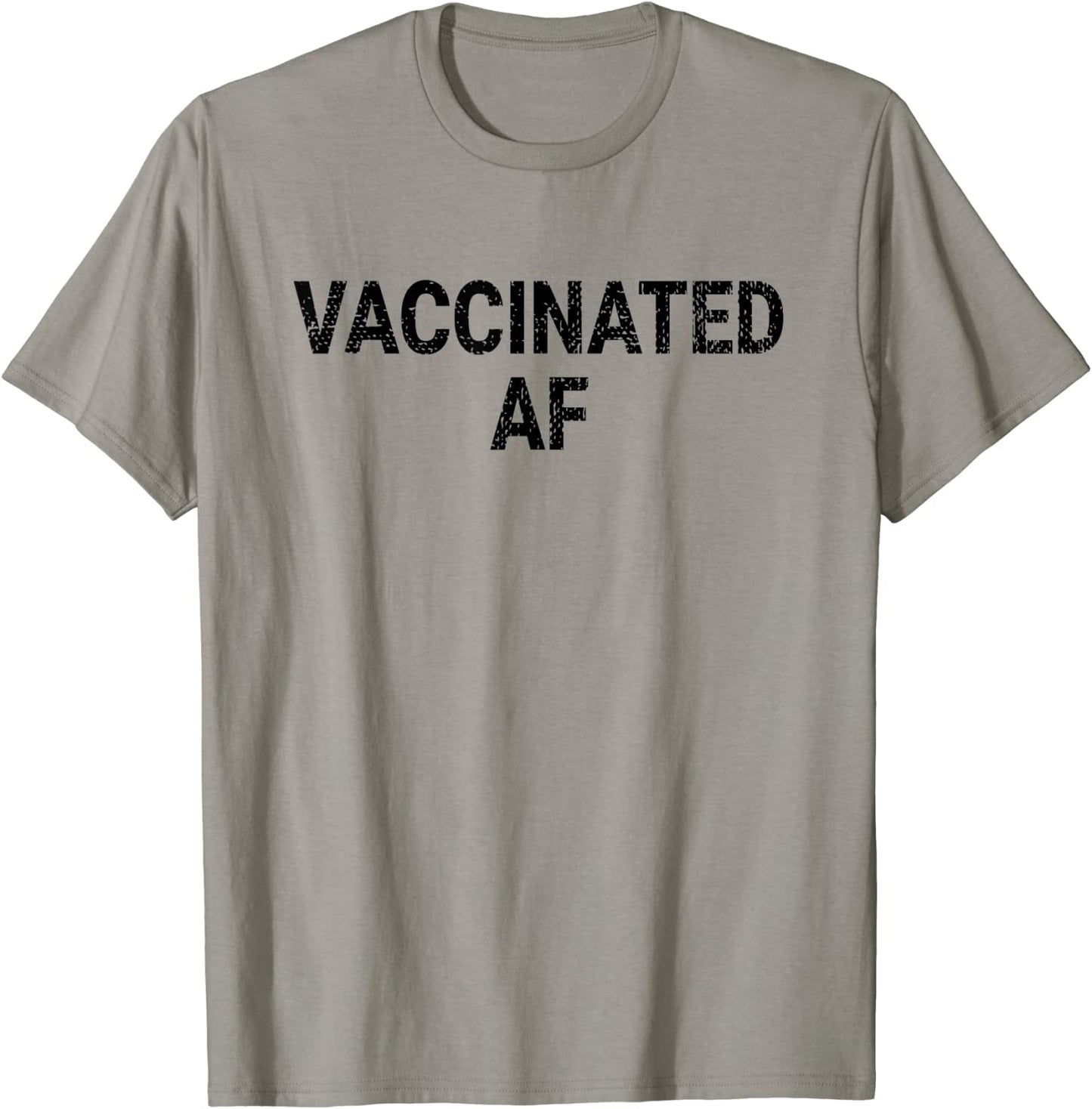 Vaccinated AF Pro Vaccine Funny Vaccination Health Vintage T-Shirt
