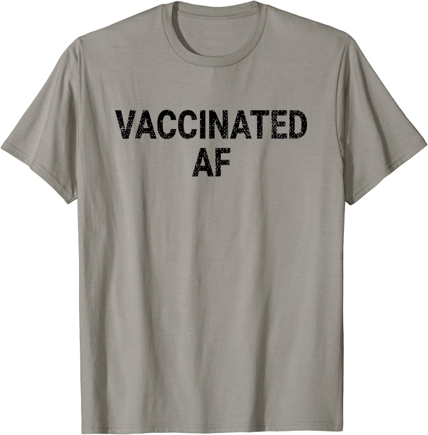 Vaccinated AF Pro Vaccine Funny Vaccination Health Vintage T-Shirt