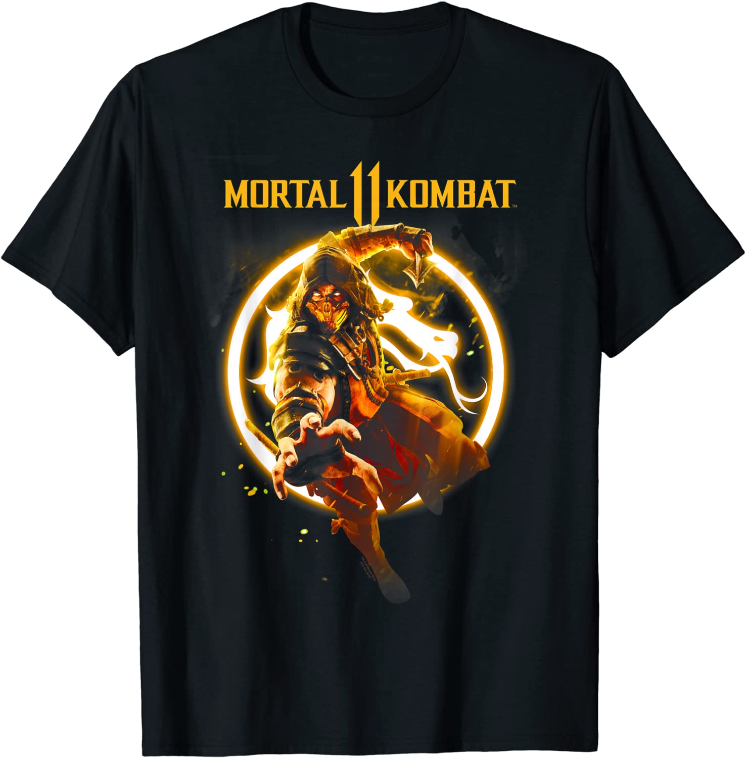 Mortal Kombat 11 Scorpion Flames T-Shirt