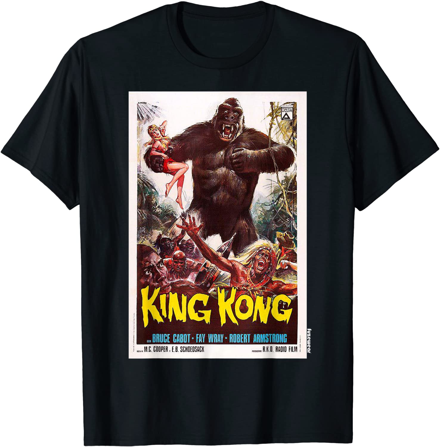 King Kong Movie Poster Shirt Vintage