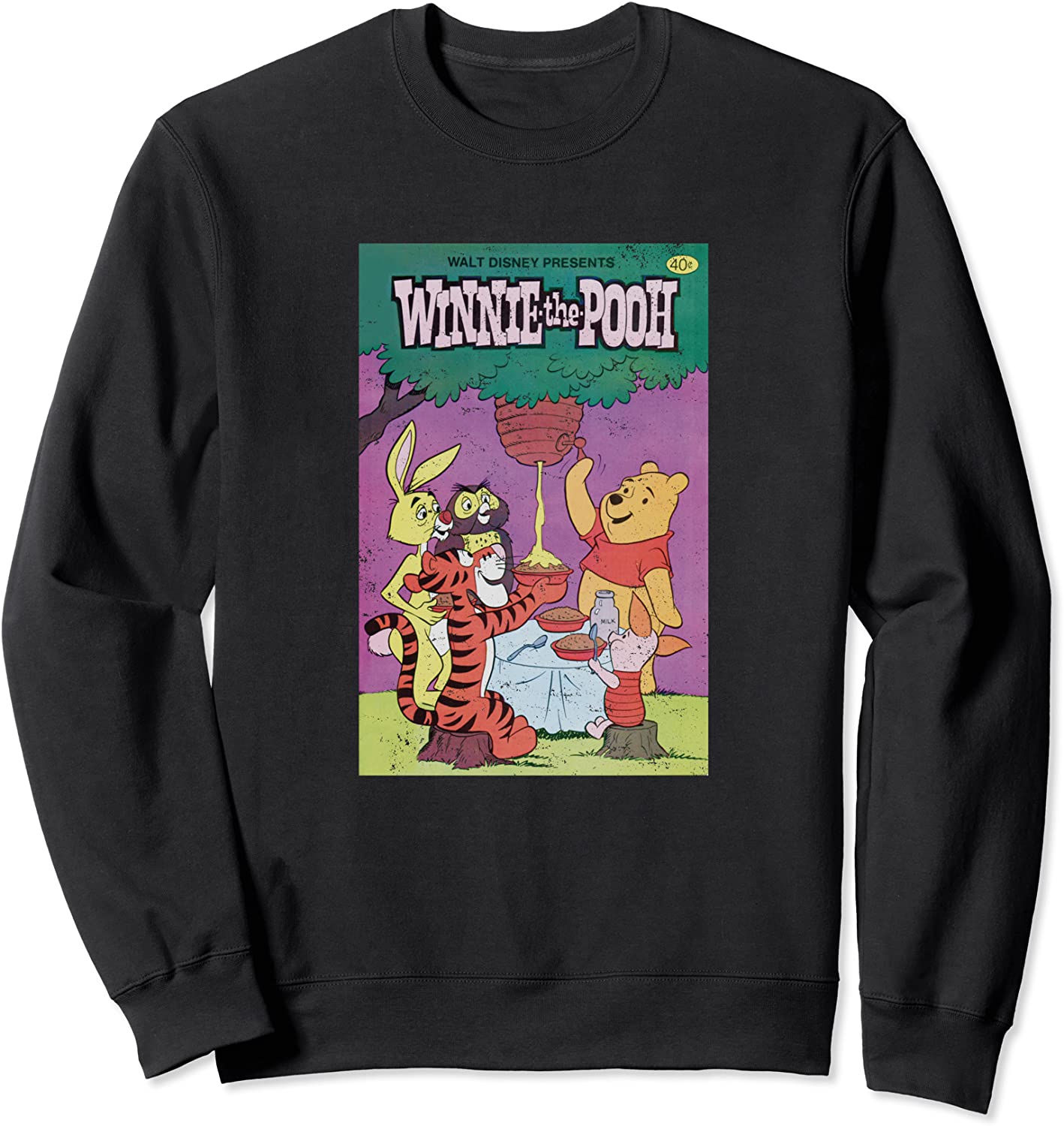 Disney Winnie The Pooh and Friends Retro Poster Sweatshirt