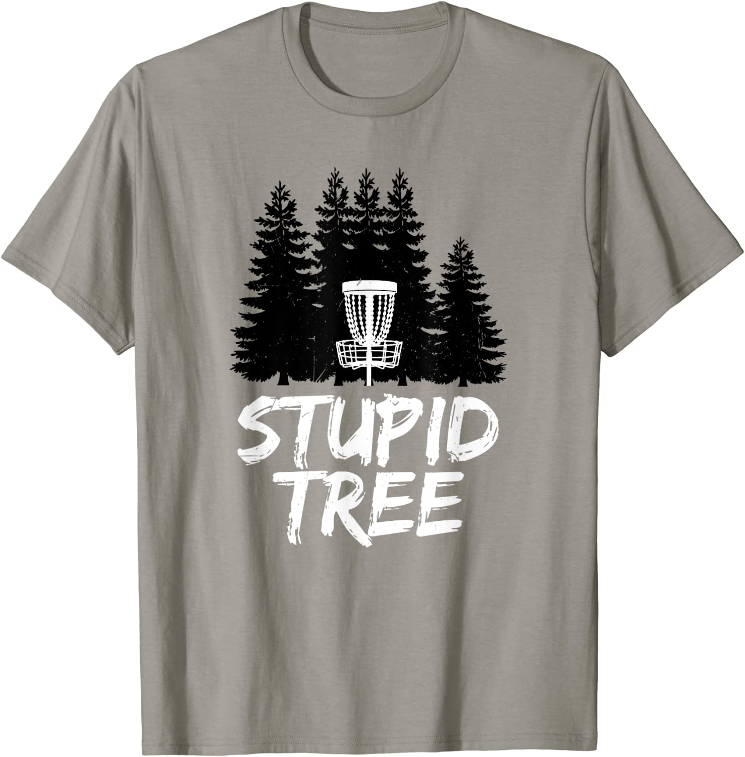 Stupid Tree Disc Golf T Shirt Funny Frisbee Golf Tee Shirt