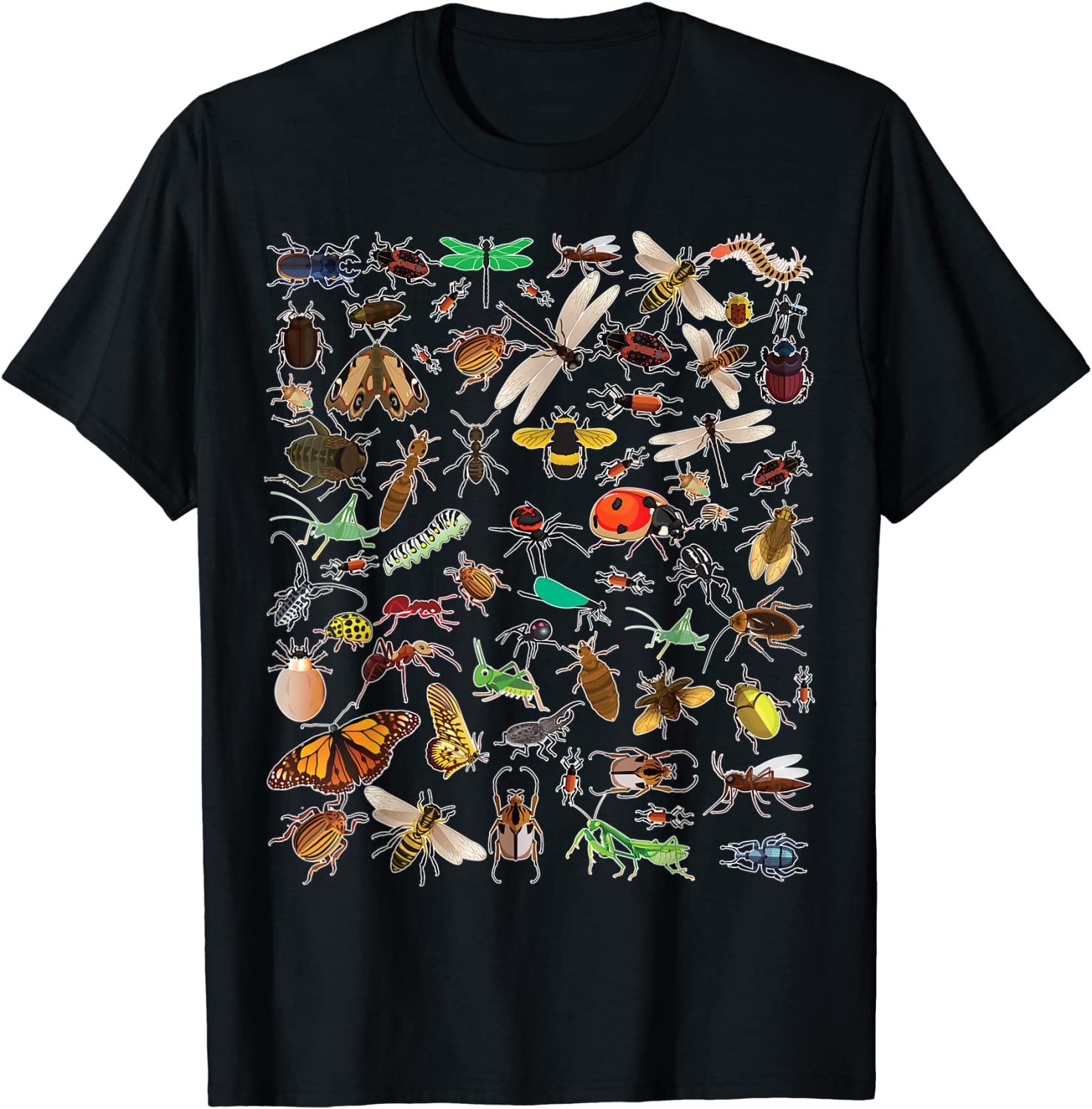 Cool Lots Of Bugs Funny Insect Lover Entomologist Boy Gift T-Shirt