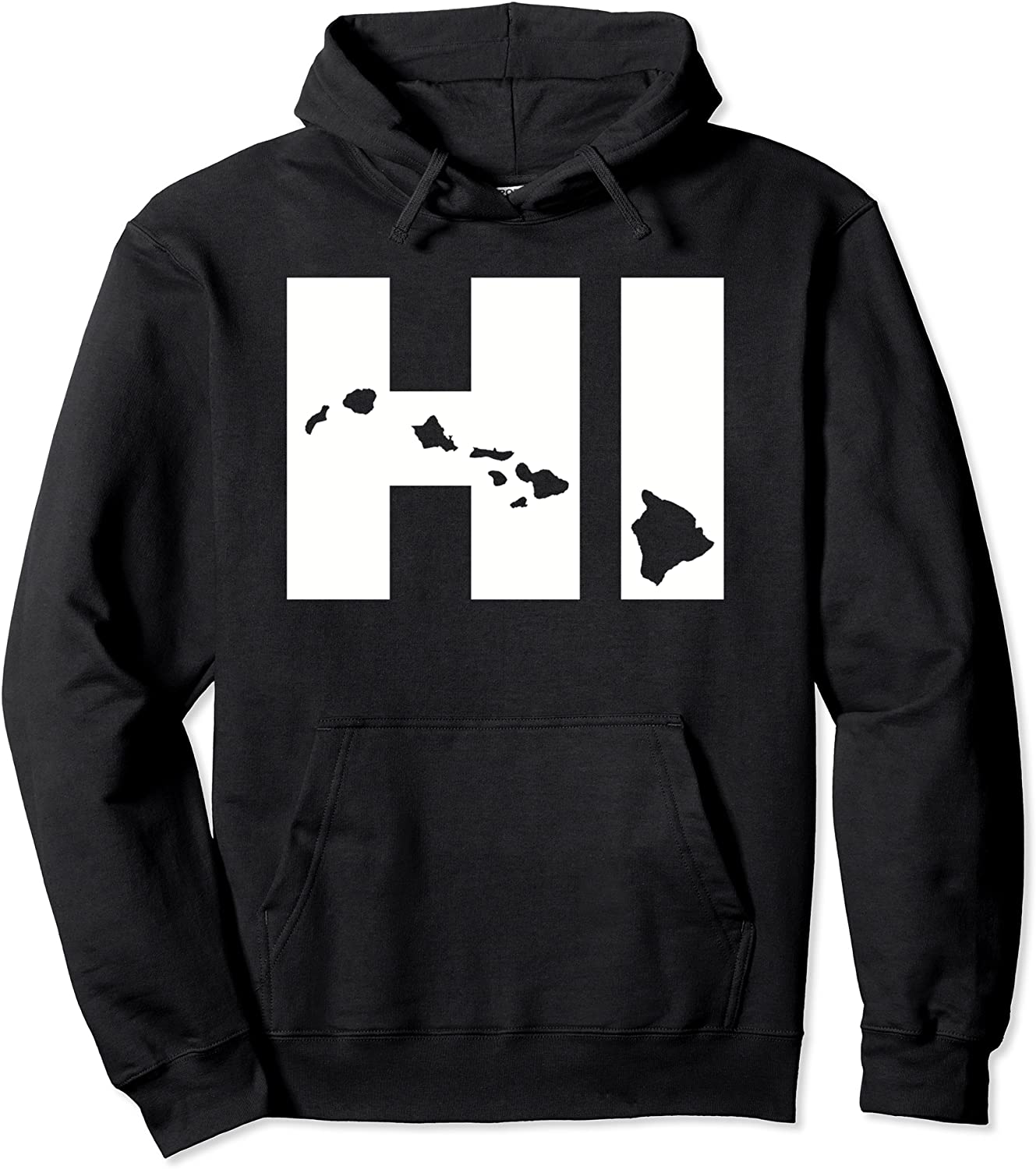 HI Hawaii map Hoodie