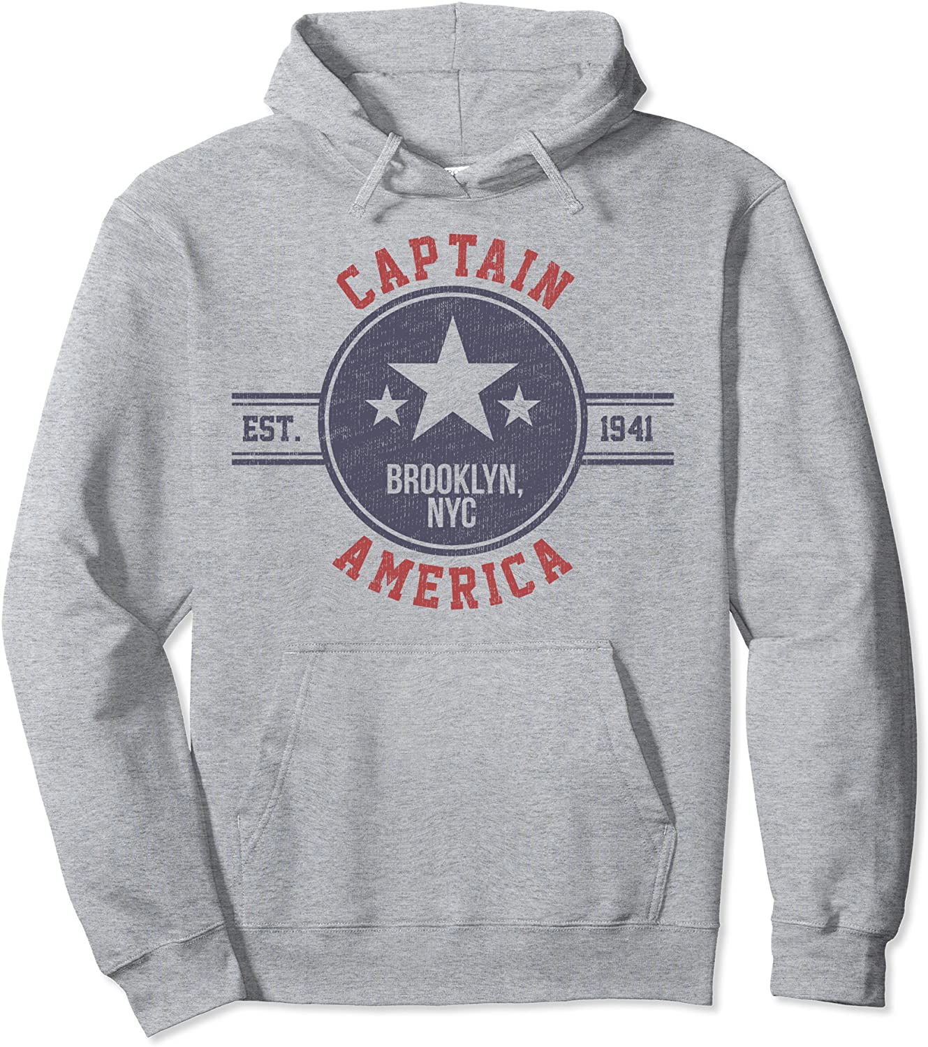 Marvel Captain America Vintage Est 1941 Star Badge Hoodie