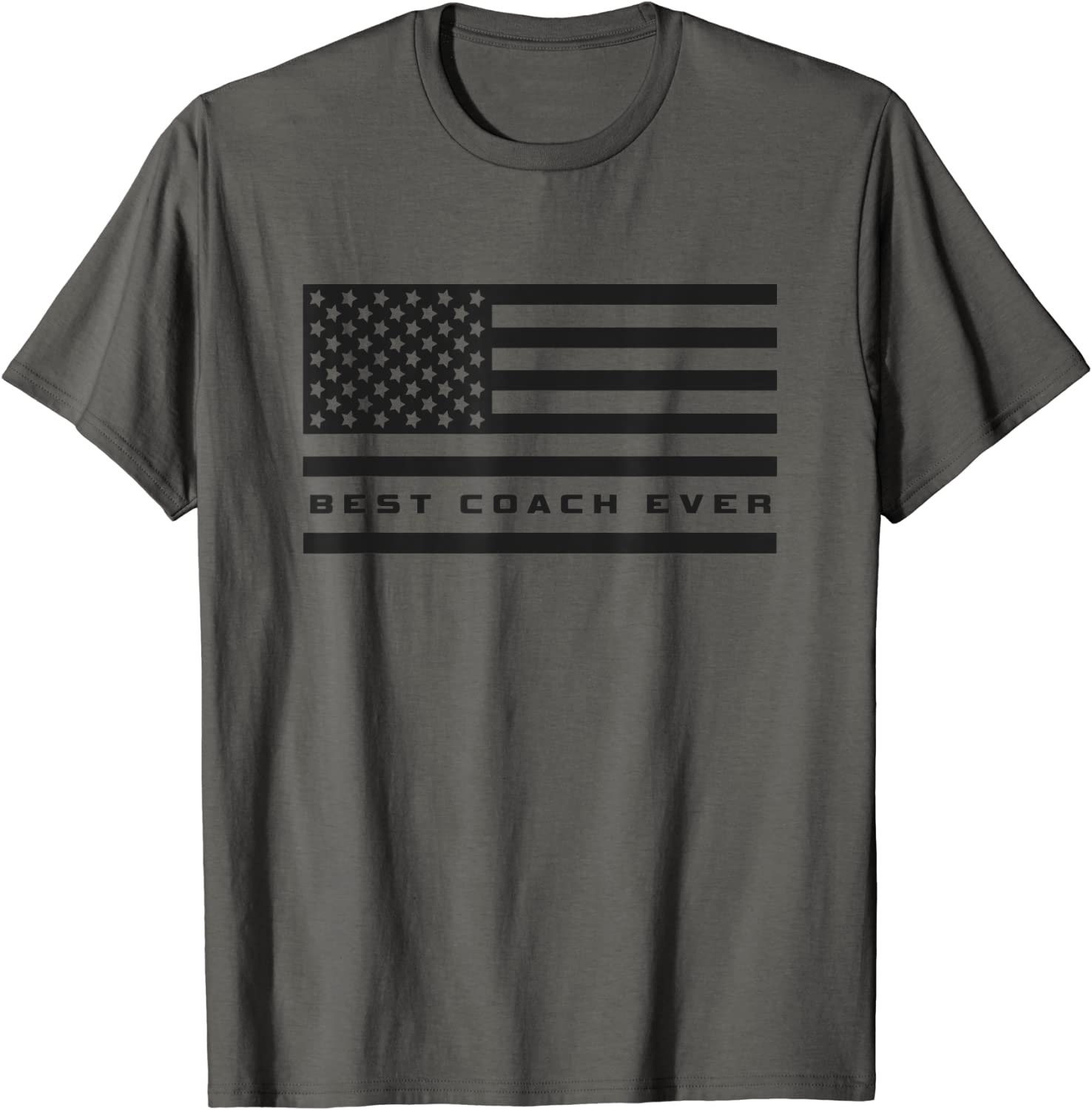 Best Coach Ever Coach Apparel - American Flag Coach T-Shirt