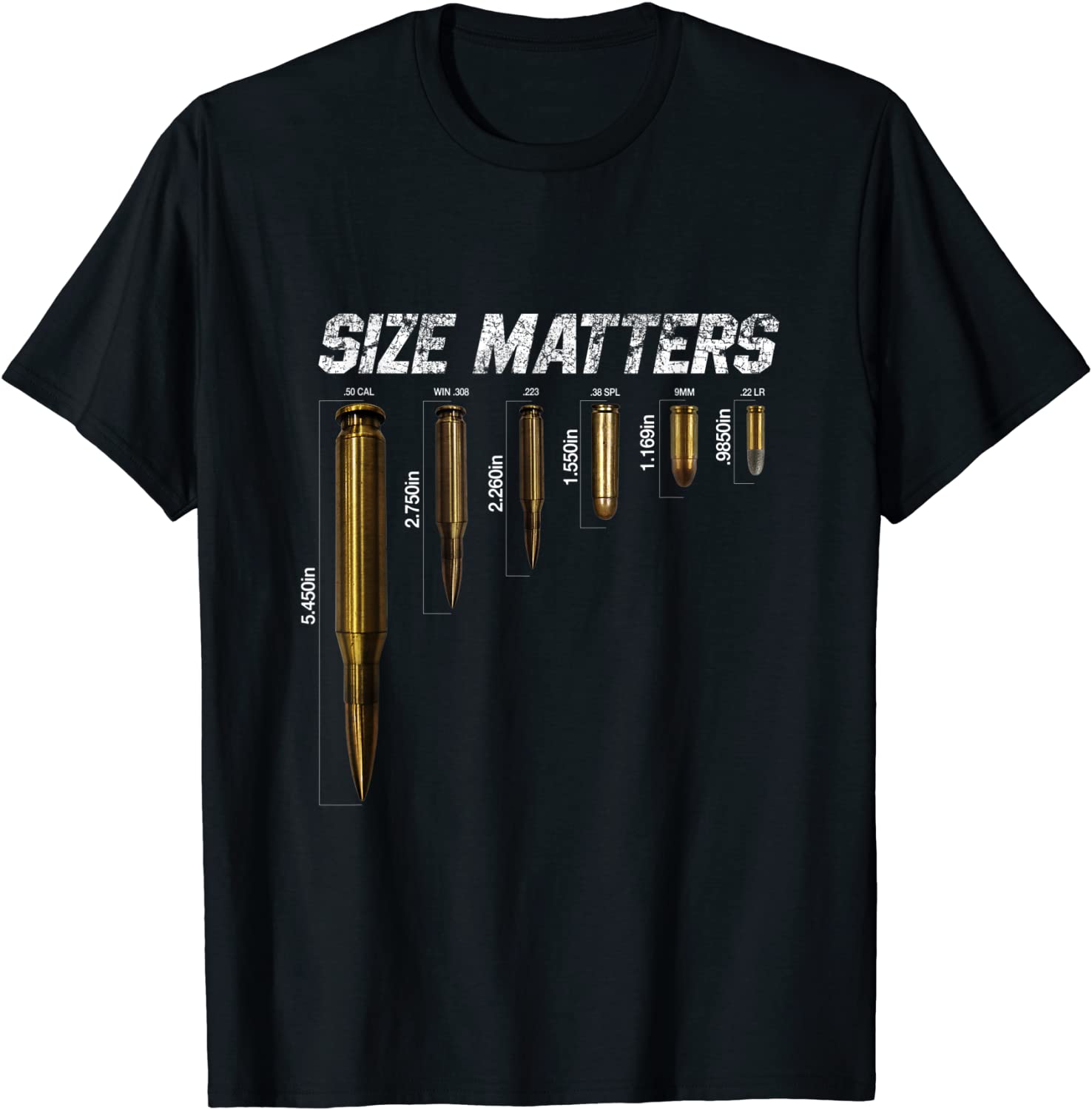 Size Matters Bullets T-Shirt
