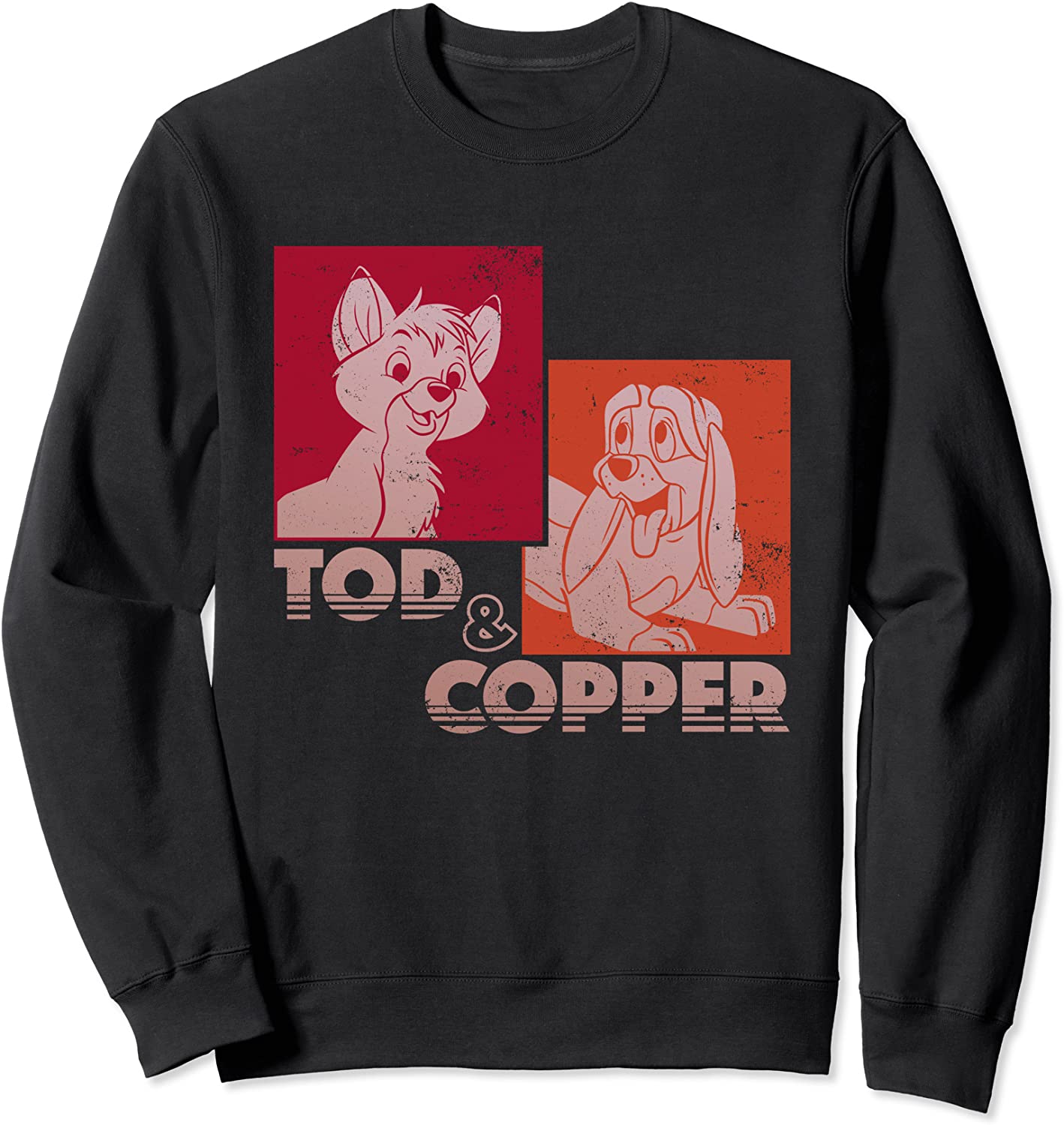 Disney The Fox and the Hound Tod Copper Retro Sweatshirt