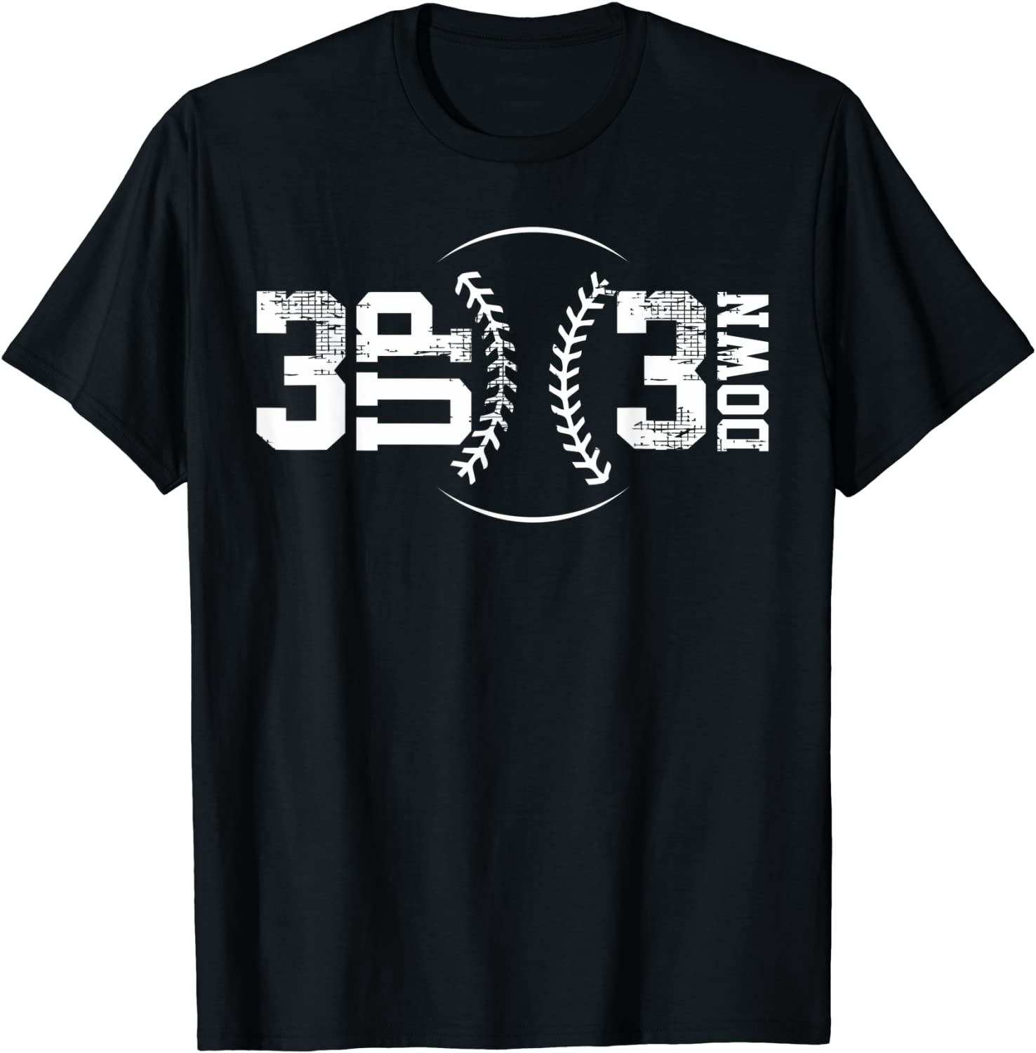 3 UP 3 Down Baseball T-Shirt T-Shirt